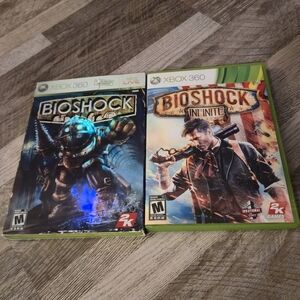 BioShock & BioShock Infinite Xbox 360 Game Bundle CIB Tested Manuals‎ 2K Games